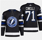 Men's Tampa Bay Lightning #71 Anthony Cirelli Black 2024 Stadium Series Stitched Jersey Dzhi,baseball caps,new era cap wholesale,wholesale hats